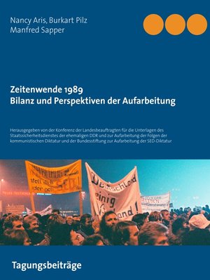 cover image of Zeitenwende 1989--Bilanz und Perspektiven der Aufarbeitung